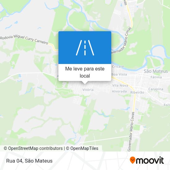 Rua 04 mapa