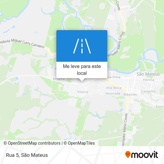 Rua 5 mapa
