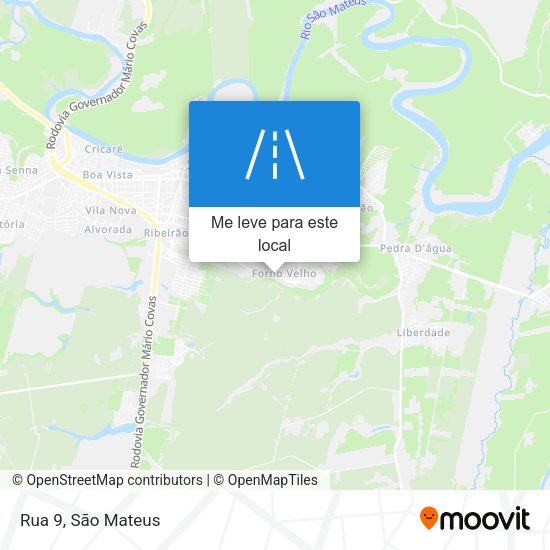 Rua 9 mapa