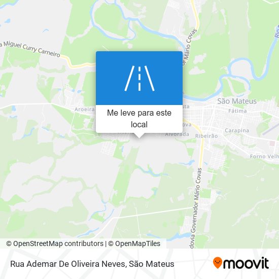 Rua Ademar De Oliveira Neves mapa