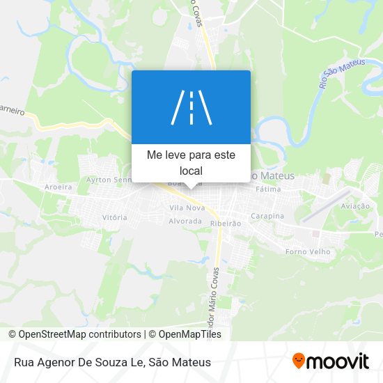 Rua Agenor De Souza Le mapa