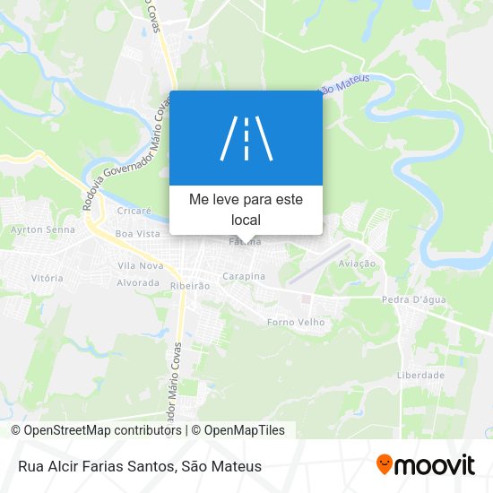 Rua Alcir Farias Santos mapa
