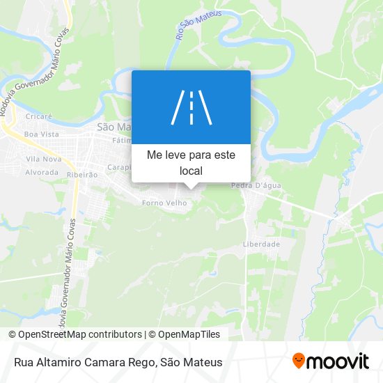 Rua Altamiro Camara Rego mapa