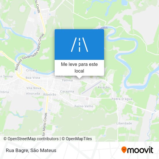 Rua Bagre mapa
