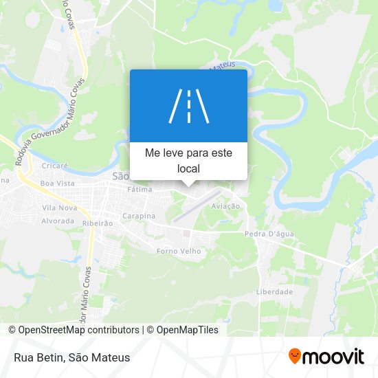 Rua Betin mapa