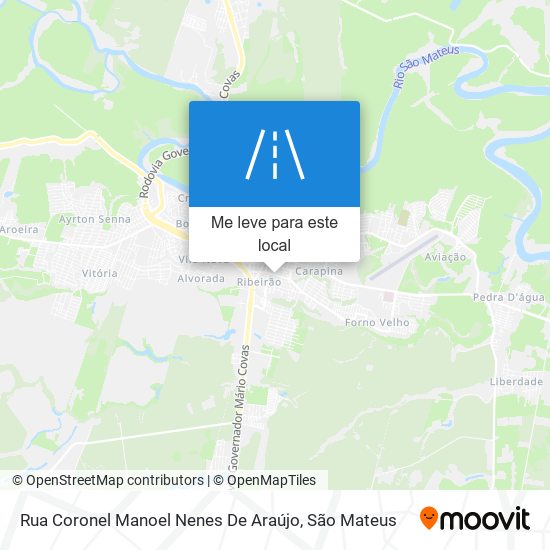 Rua Coronel Manoel Nenes De Araújo mapa