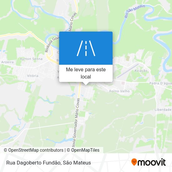 Rua Dagoberto Fundão mapa