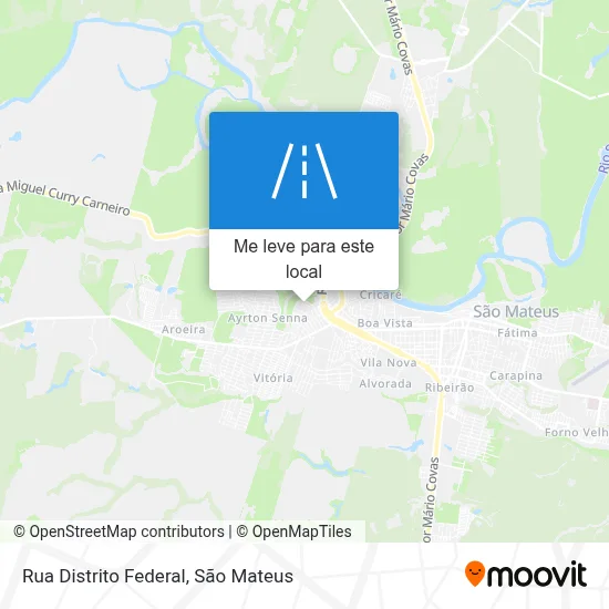 Rua Distrito Federal mapa