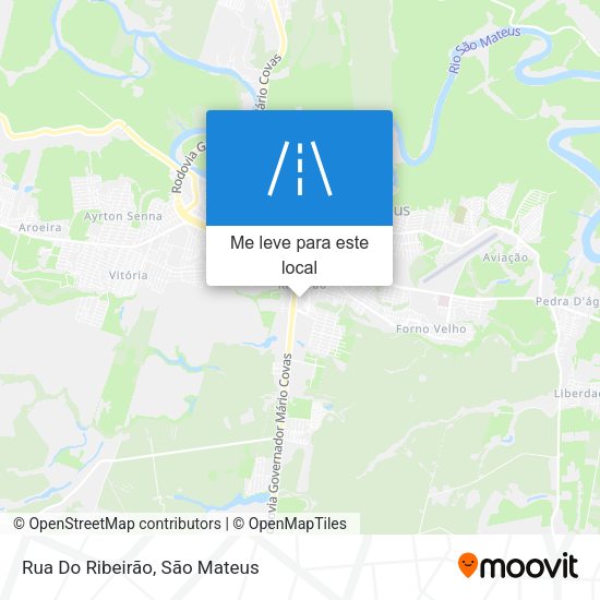 Rua Do Ribeirão mapa