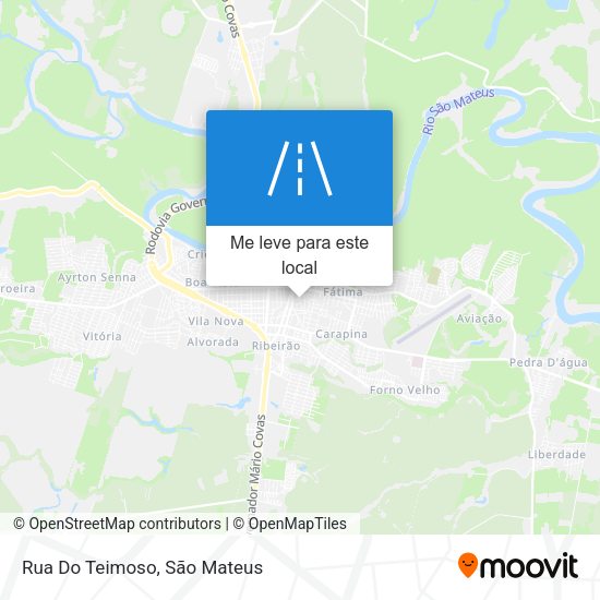 Rua Do Teimoso mapa