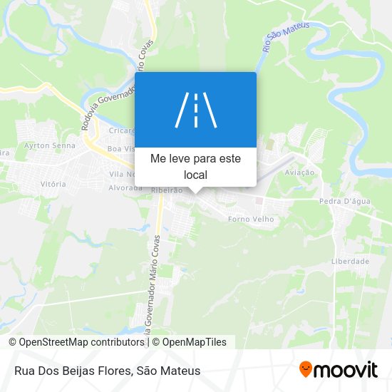 Rua Dos Beijas Flores mapa