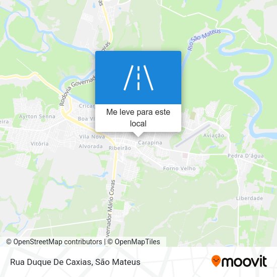 Rua Duque De Caxias mapa