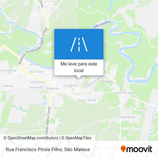 Rua Francisco Pirola Filho mapa