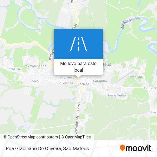 Rua Graciliano De Oliveira mapa