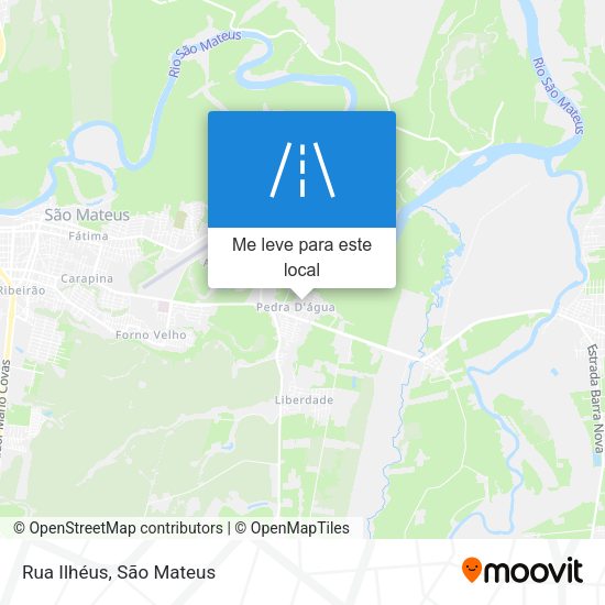 Rua Ilhéus mapa