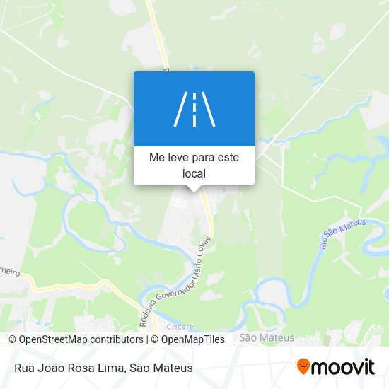 Rua João Rosa Lima mapa