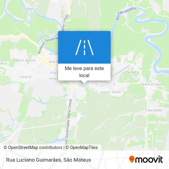 Rua Luciano Guimarães mapa