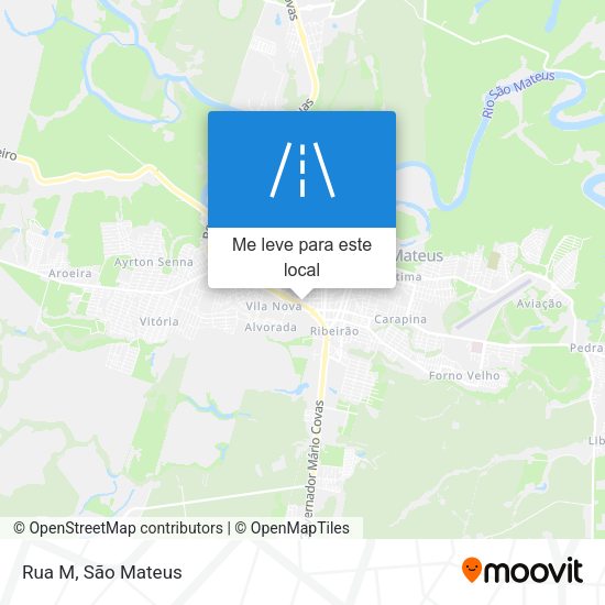 Rua M mapa