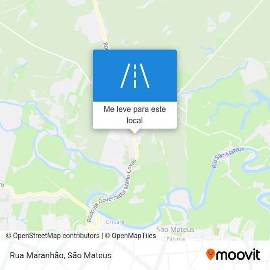 Rua Maranhão mapa