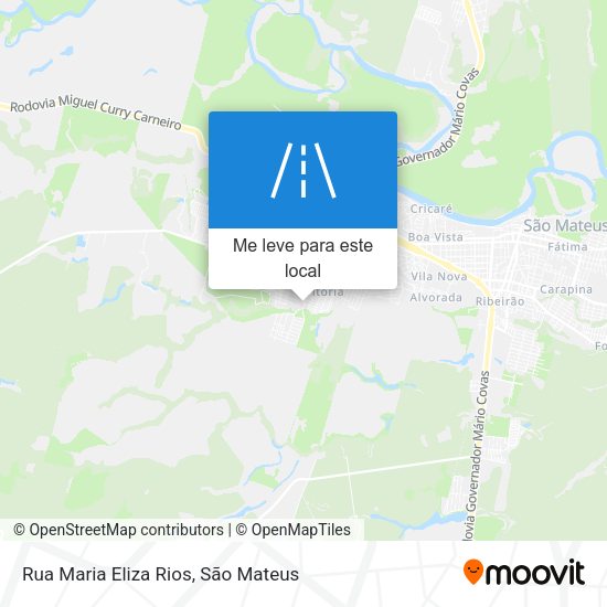 Rua Maria Eliza Rios mapa