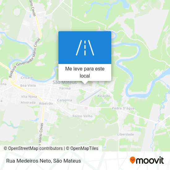 Rua Medeiros Neto mapa