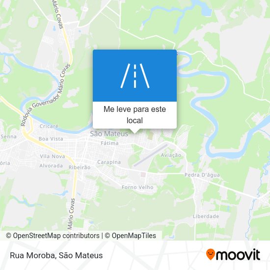 Rua Moroba mapa