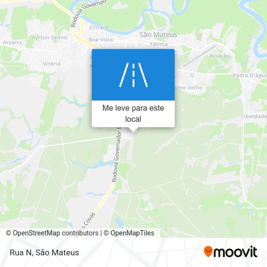 Rua N mapa
