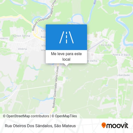 Rua Oteiros Dos Sândalos mapa