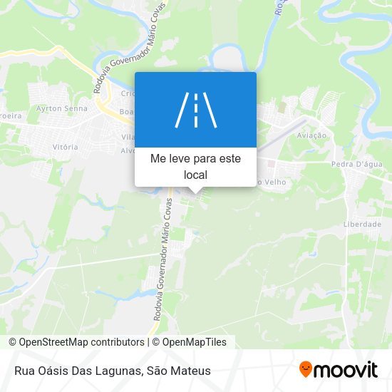 Rua Oásis Das Lagunas mapa