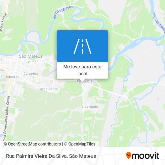 Rua Palmira Vieira Da Silva mapa