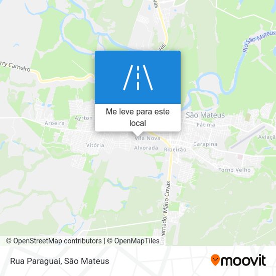 Rua Paraguai mapa
