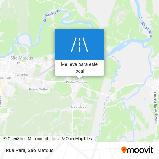 Rua Pará mapa