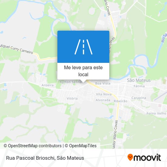 Rua Pascoal Brioschi mapa