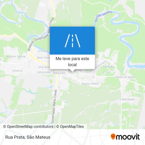 Rua Prata mapa