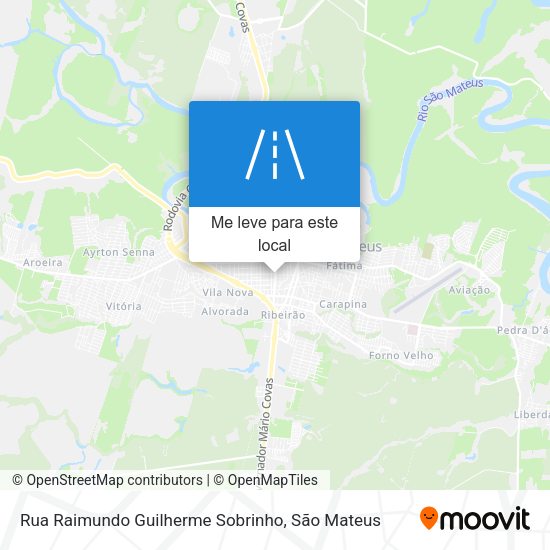 Rua Raimundo Guilherme Sobrinho mapa