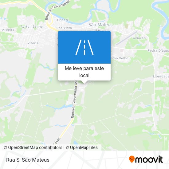 Rua S mapa