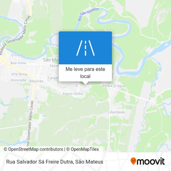 Rua Salvador Sá Freire Dutra mapa