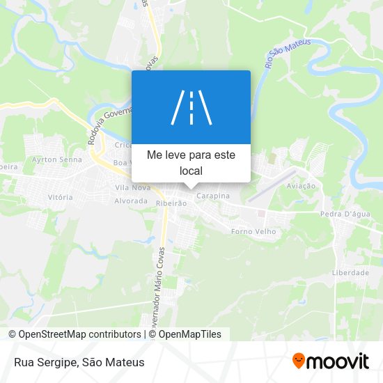 Rua Sergipe mapa