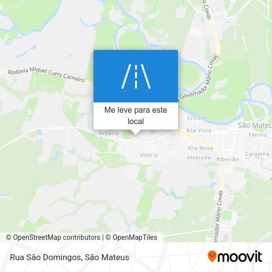 Rua São Domingos mapa