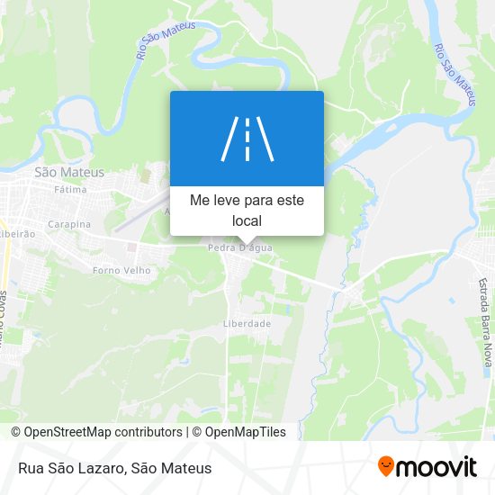 Rua São Lazaro mapa