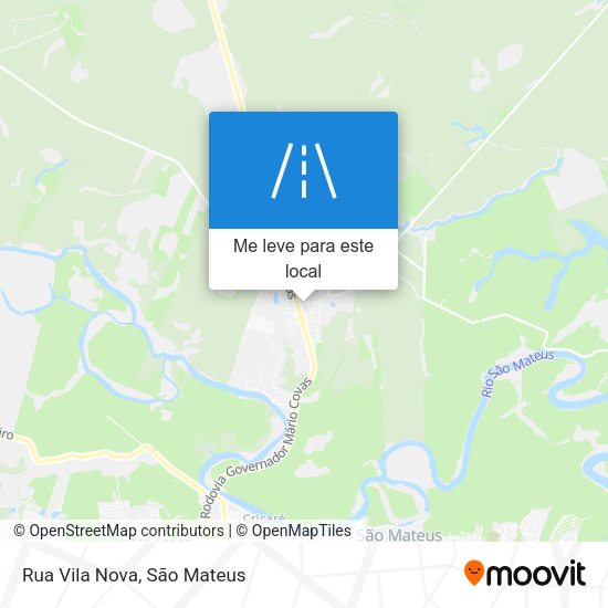 Rua Vila Nova mapa
