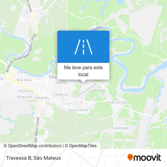 Travessa B mapa