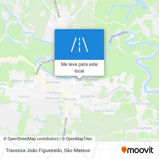 Travessa João Figueiredo mapa
