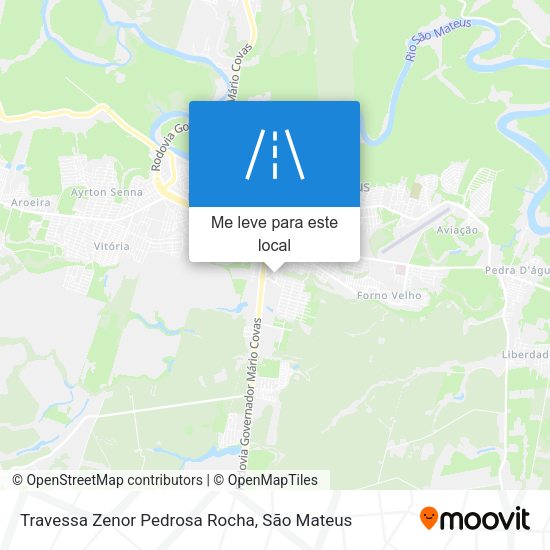 Travessa Zenor Pedrosa Rocha mapa