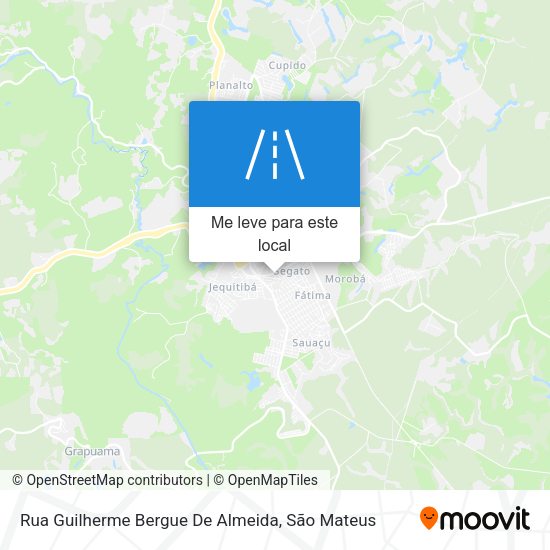 Rua Guilherme Bergue De Almeida mapa