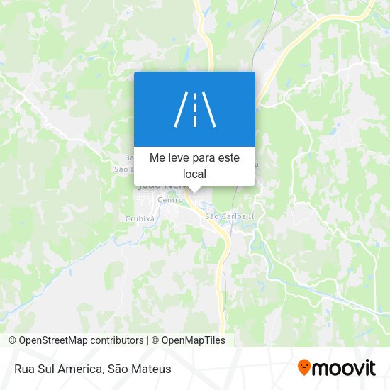 Rua Sul America mapa