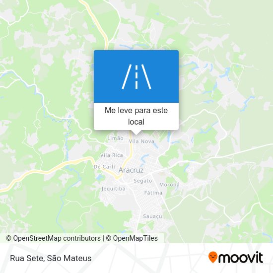 Rua Sete mapa