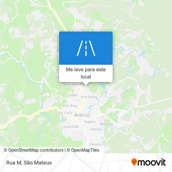 Rua M mapa