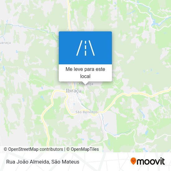 Rua João Almeida mapa