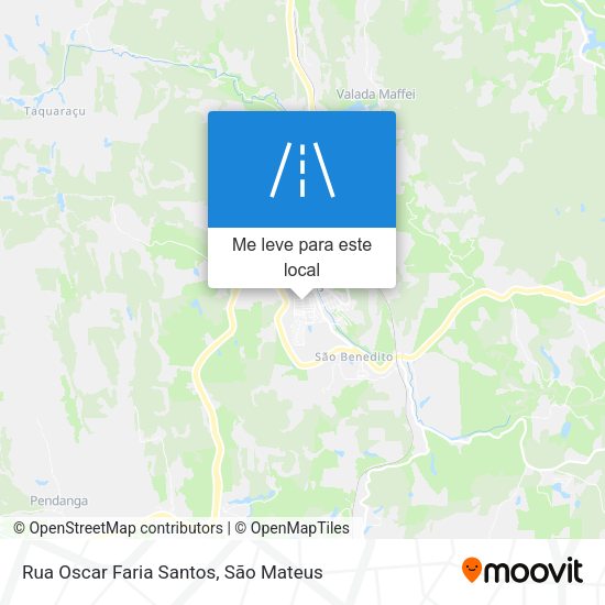 Rua Oscar Faria Santos mapa